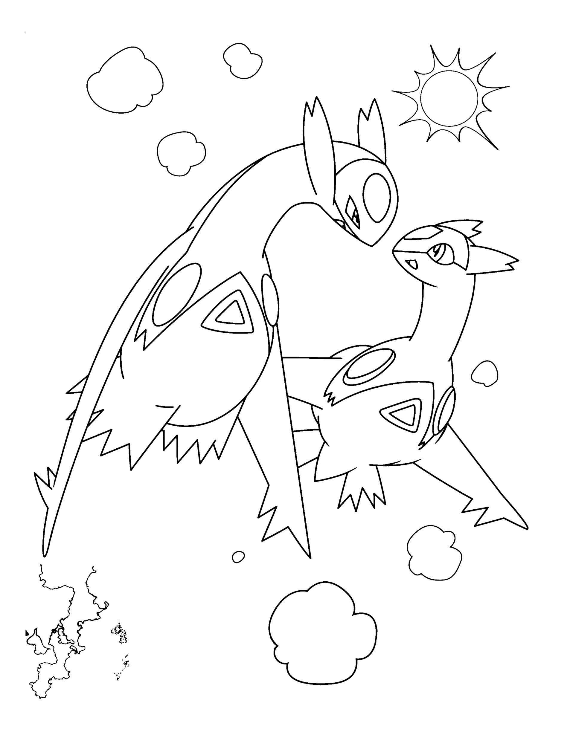 1896x2449 Sure Fire Latios Coloring Pages Electric Pokemon Colouring