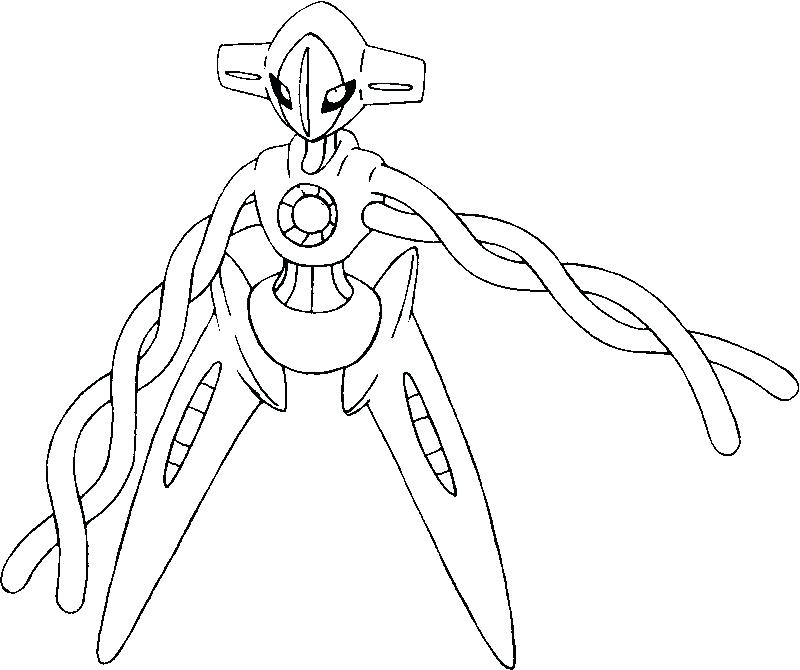 800x670 Deoxys Coloring Pages Alternate Form Coloring Pages For Adults