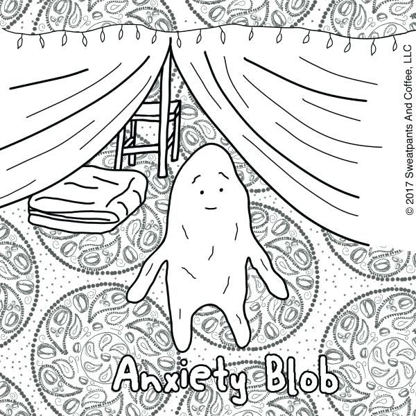 600x600 Anxiety Coloring Pages Free Printable Coloring Pages For Adults