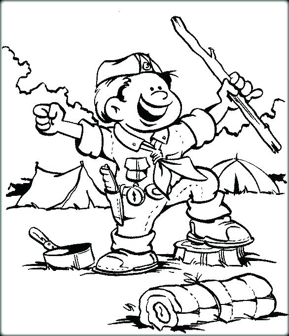 586x681 Cub Scout Coloring Pages Luxury Cub Scout Coloring Pages Cub Scout