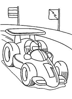 236x327 Race Car Coloring Page For The Younger Siblings During Pinewood