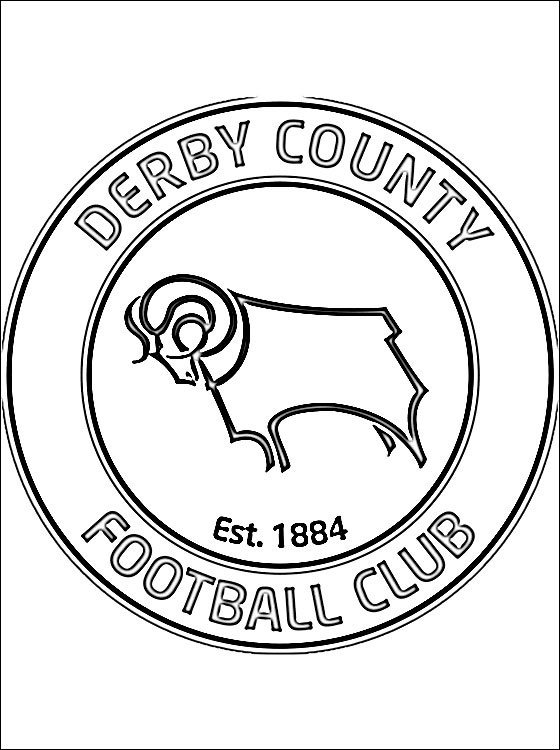 560x750 Coloring Page Derby County F.c. Coloring Pages