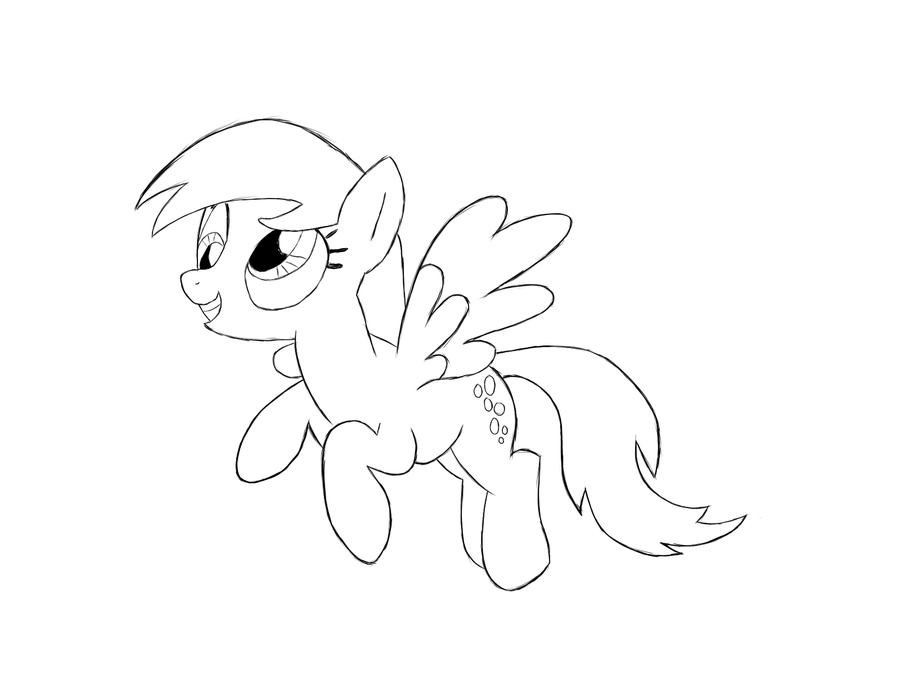 900x675 My Little Pony Derpy Coloring Pages