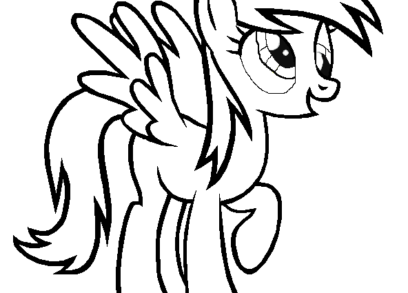 592x425 Derpy Hooves Coloring Pages Derpy Coloring Page Angelkat34
