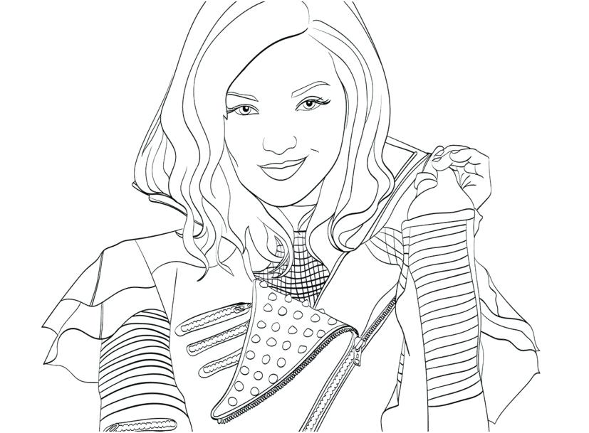 827x609 Descendants 2 Coloring Pages To Print Descendants 2 Coloring Pages