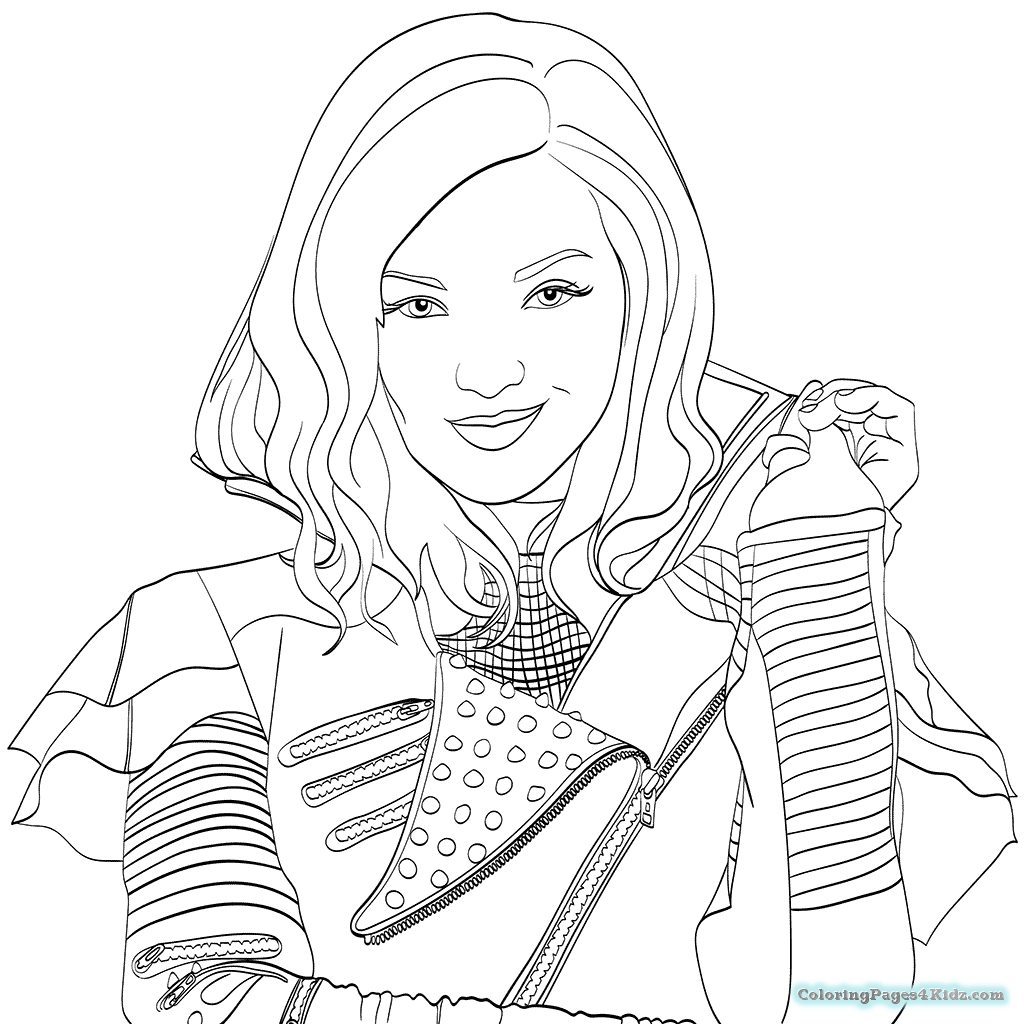 1024x1024 23 Descendants 2 Coloring Pages Selection Free Coloring Pages