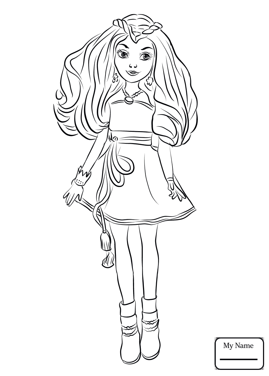 875x1224 Fresh Descendants 2 Coloring Pages Logos Aladdin Logo Coloring