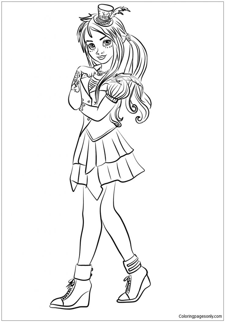 736x1051 Mejores 15 De Descendants Coloring Pages En