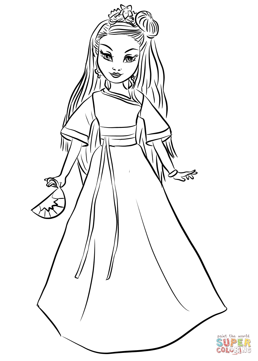 857x1200 Printable Uma Free Coloring Pages To Print Beautiful Descendants 2