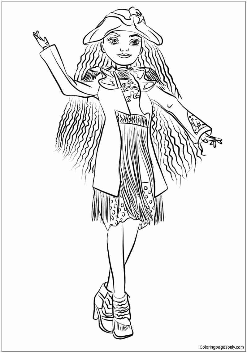 798x1139 Coloring Pages For Descendants Copy Uma From Inside 2