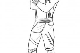 273x183 Coloring Pages Descendants Evie Ben Disney Mal And Pictures Design