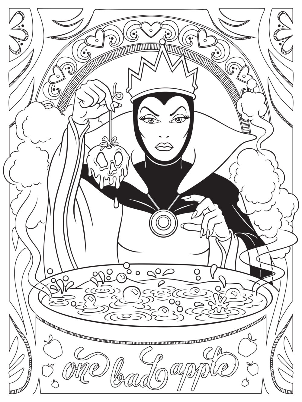 1000x1333 Coloringbook Lineart Evilqueen E New Coloring Sheets