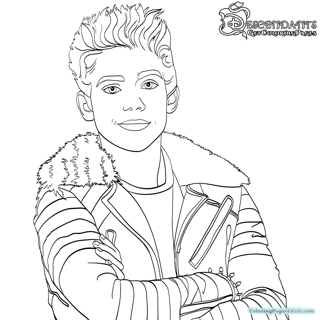 1024x1024 Disney Descendants Free Coloring Pages Coloring Pages For Kids
