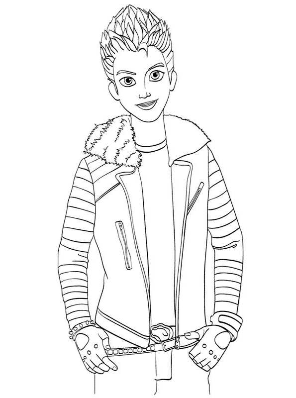 595x800 Kids N 15 Coloring Pages Of Disney Descendant Wicked World