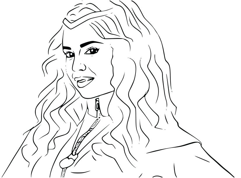 827x609 Descendants 2 Coloring Pages Best Of Descendants 2 Coloring Pages