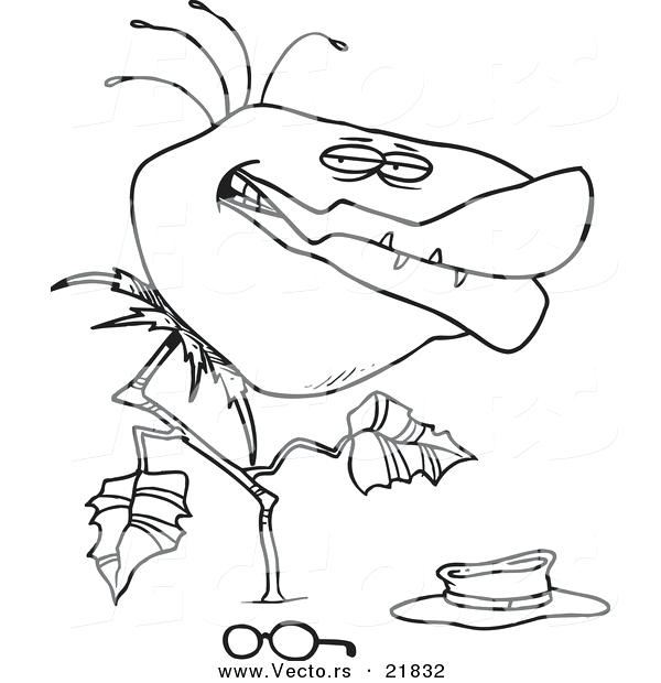 600x620 Desert Plants Colouring Pages Vector Of A Cartoon Carnivorous