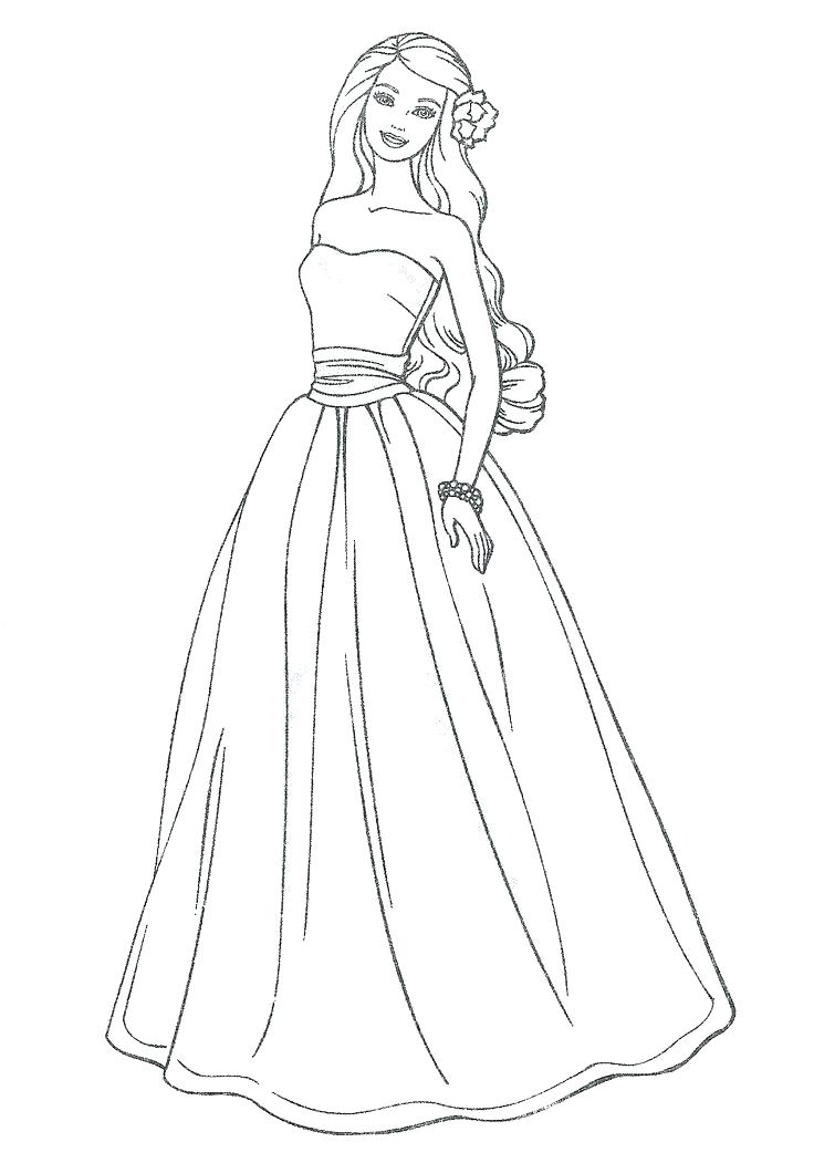 736x1051 Coloring Pages Of Dresses Patinageinfo Coloring Pages Of Dresses