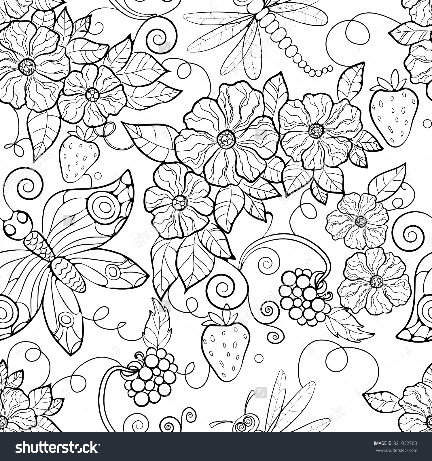 1500x1600 Flower Pattern Coloring Pages To Print Of Printable Adult Flowers