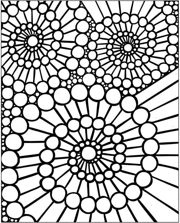 623x770 Geometric Design Colouring Pictures Stained Glass Colouring Pages