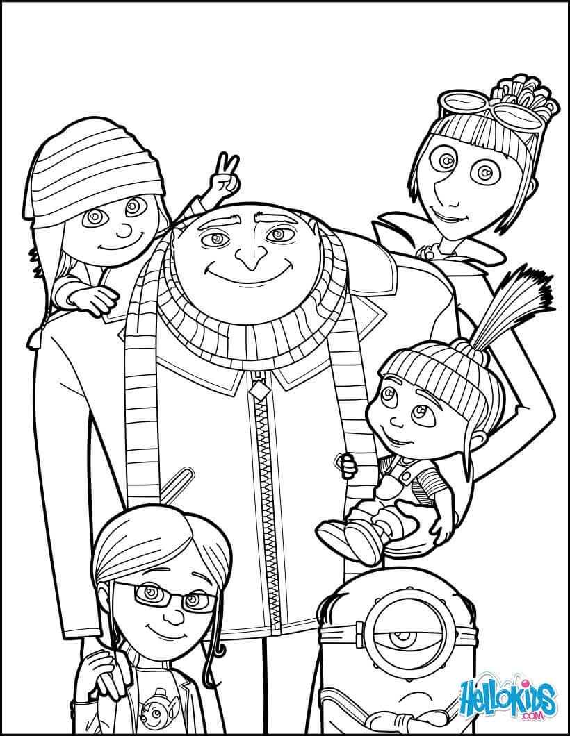 820x1060 Despicable Me Coloring Pages Beautiful Unique Despicable Me 3