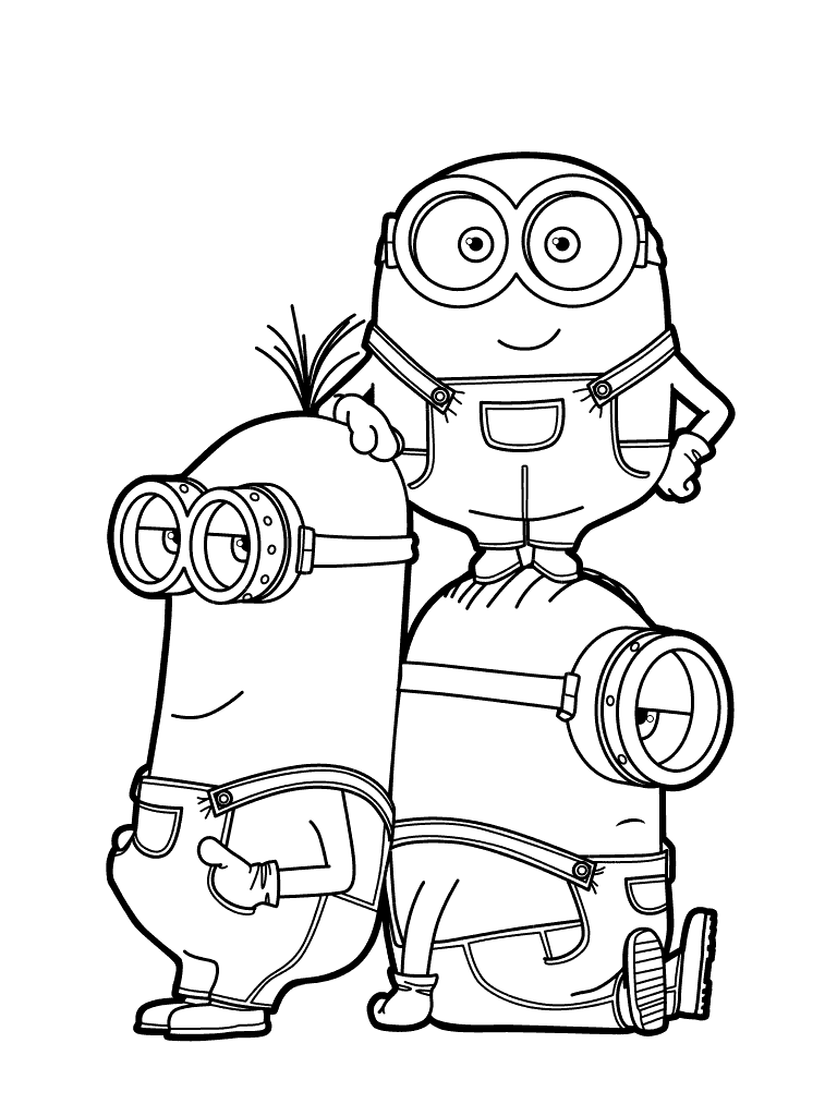 768x1024 Despicable Me 3 Coloring Pages
