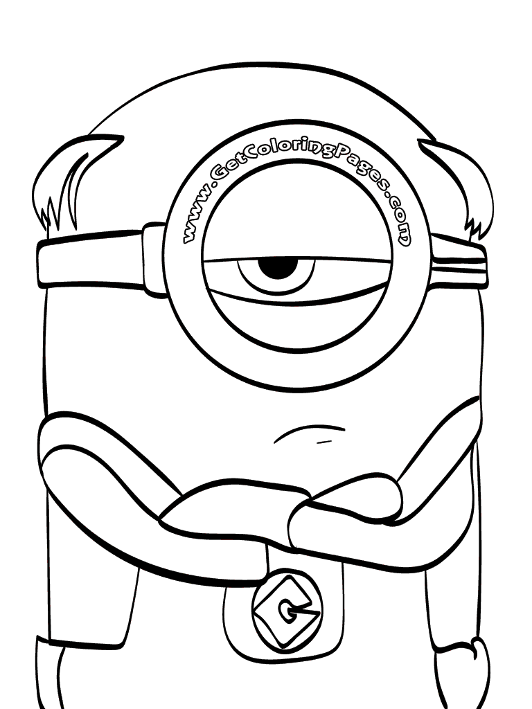 768x1024 Despicable Me 3 Coloring Pages