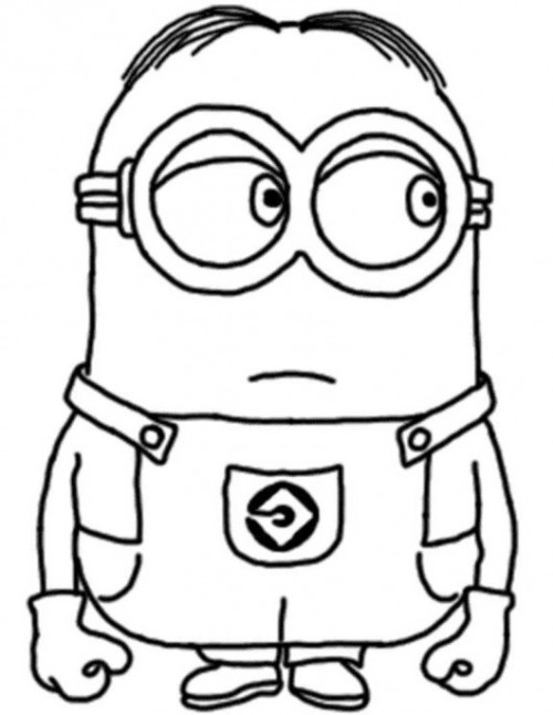 500x646 Despicable Me Coloring Pages