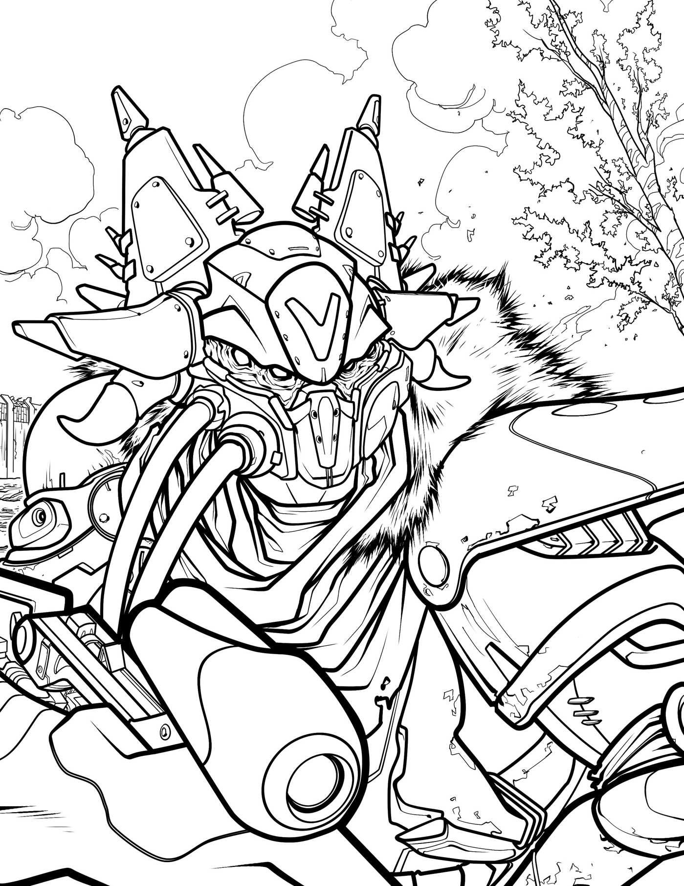 1399x1811 Destiny The Official Coloring Book (9781608879229