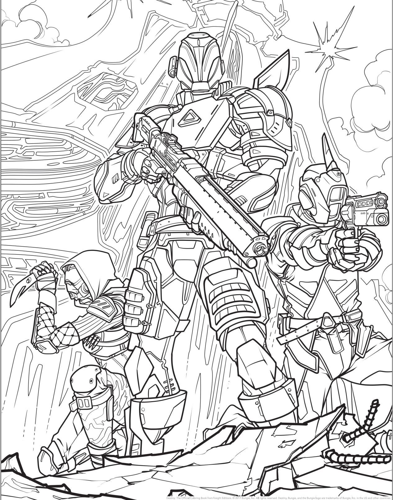 1266x1609 Perfect Ideas Destiny Coloring Book The Official By Bungie Ze