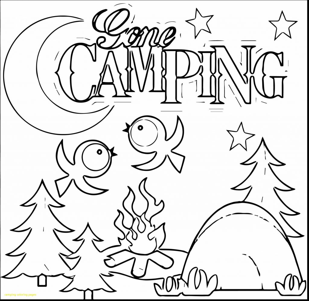 1024x998 Destiny Camping Coloring Pages Easy Camping Coloring Sheets Free