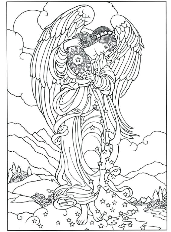 565x768 Angle Coloring Pages Colouring Adult Detailed Advanced Printable