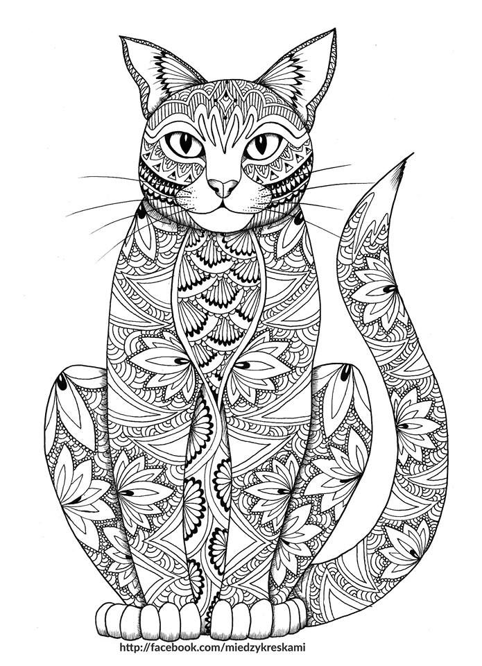 Detailed Animal Coloring Pages For Adults