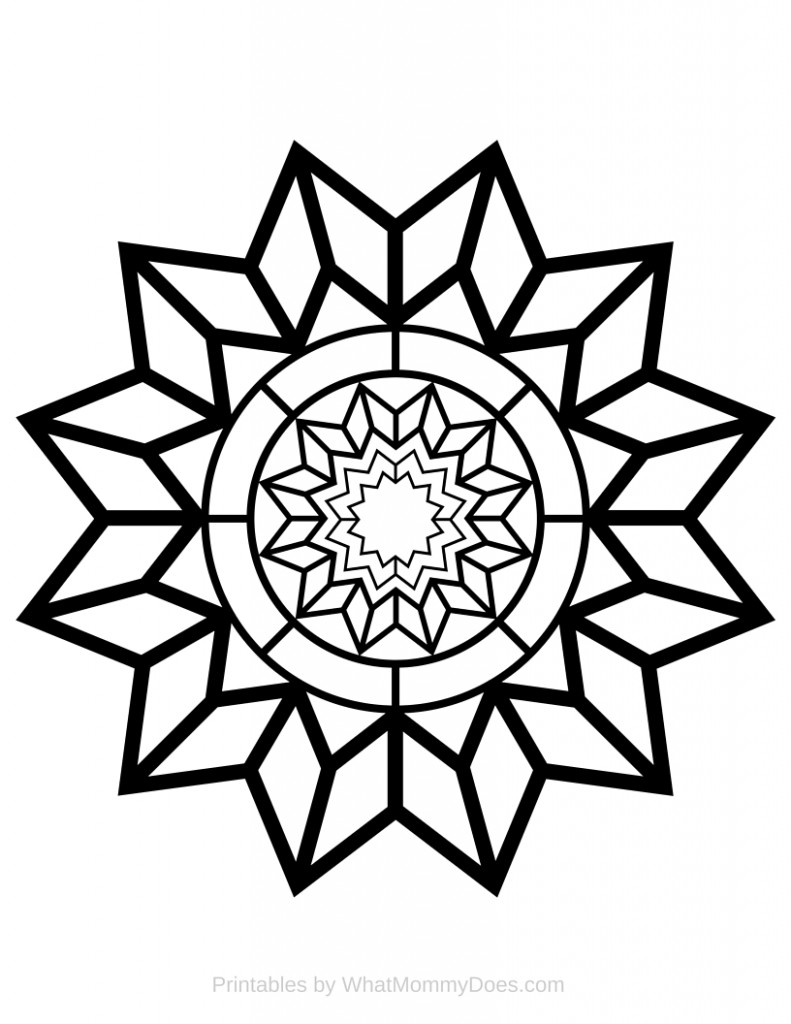 791x1024 Free Printable Adult Coloring Page