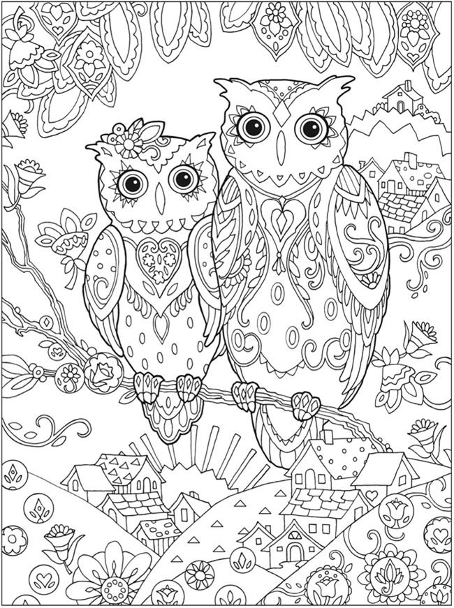 650x871 Printable Coloring Pages For Adults {15 Free Designs Free Design