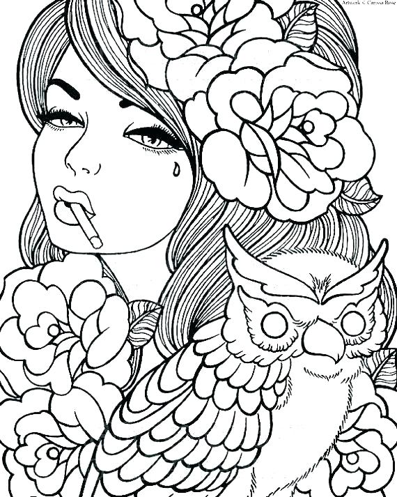 570x713 Printable Coloring Pages Girls Printable Coloring Pages