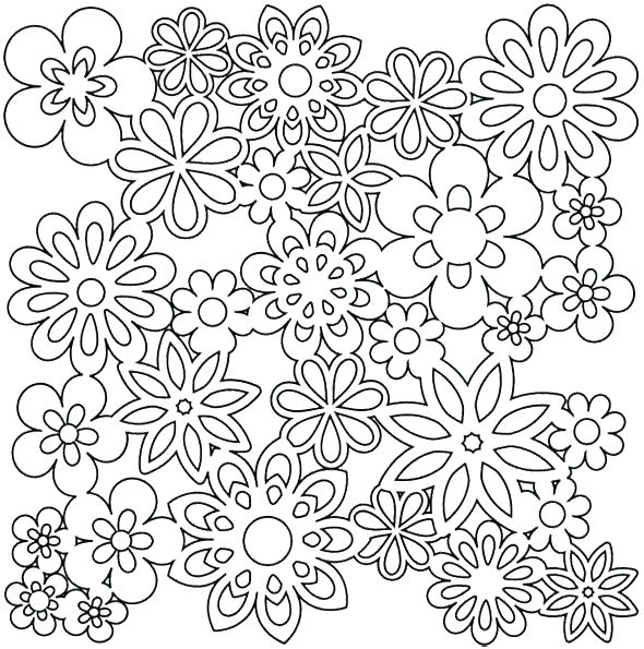 590x595 Detailed Coloring Pages For Older Kids
