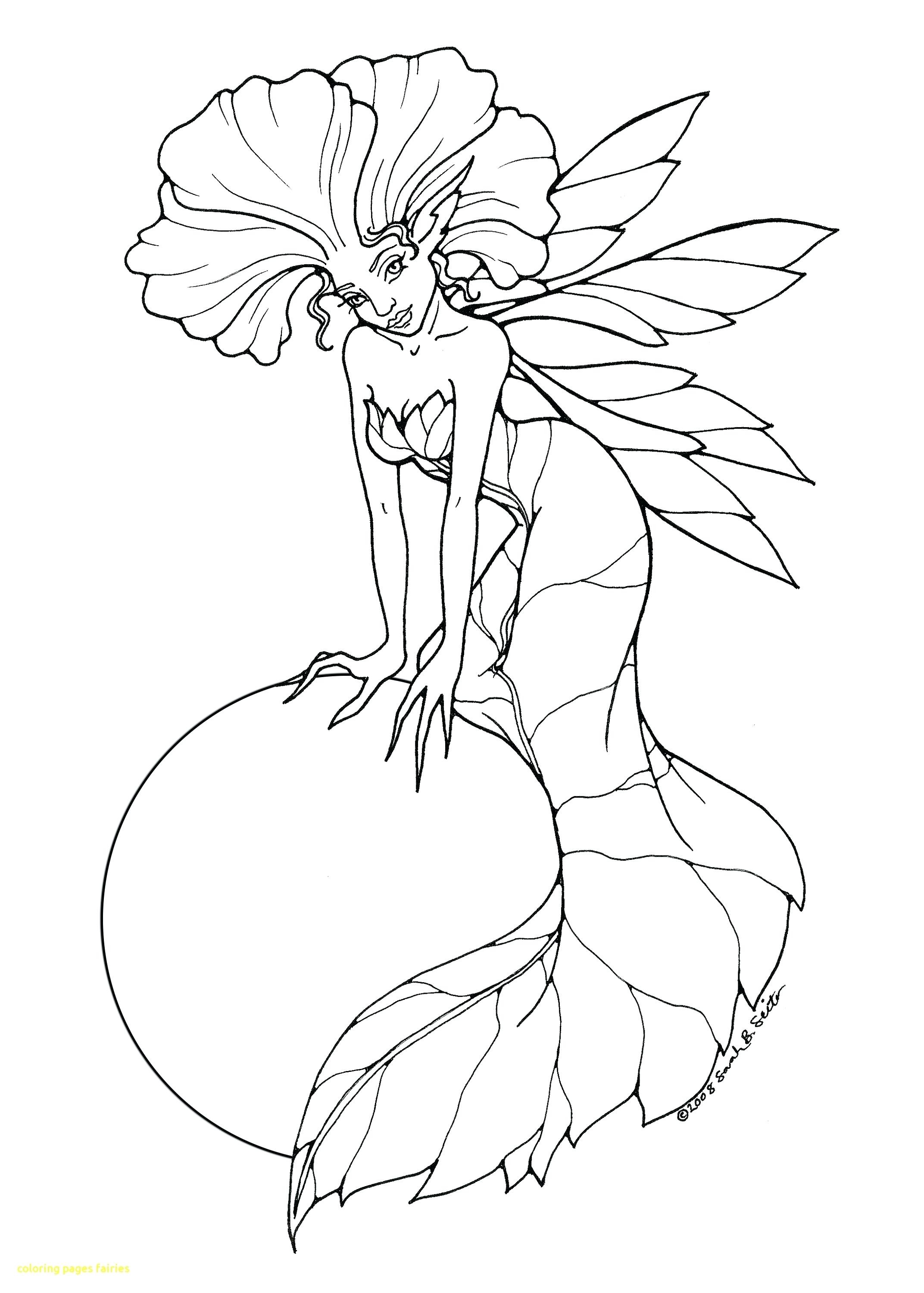 2144x3000 Detailed Fairy Coloring Pages For Adults New Coloring Fairies