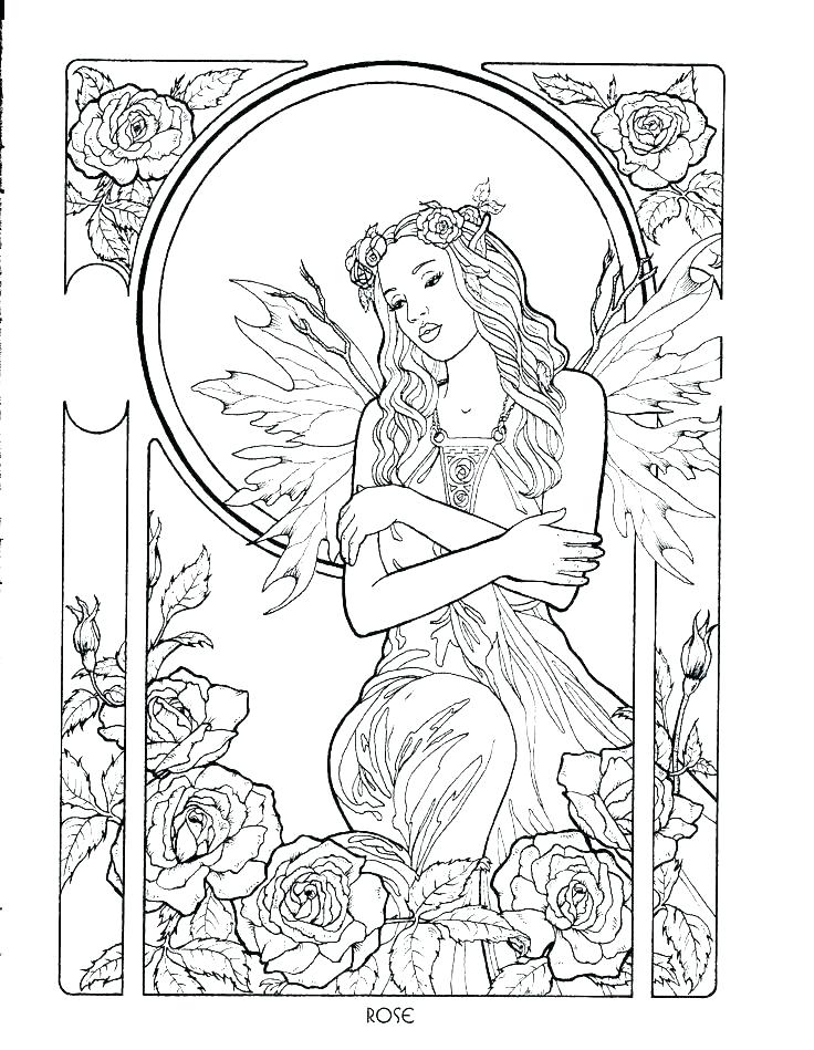 736x949 Printable Fairy Coloring Pages Free Printable Fairy Notes Medium