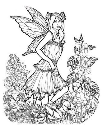 328x400 Detailed Coloring Pages For Adults Here Is A Very Detailed Fairy