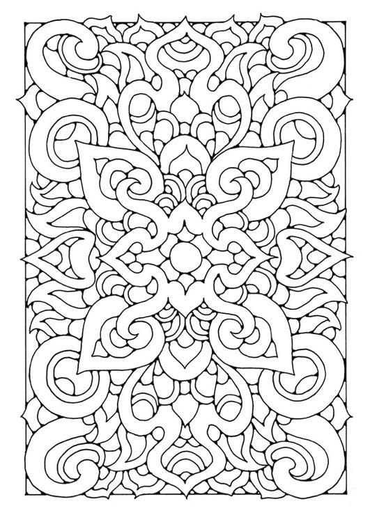 531x750 Coloring Page Mandala6a