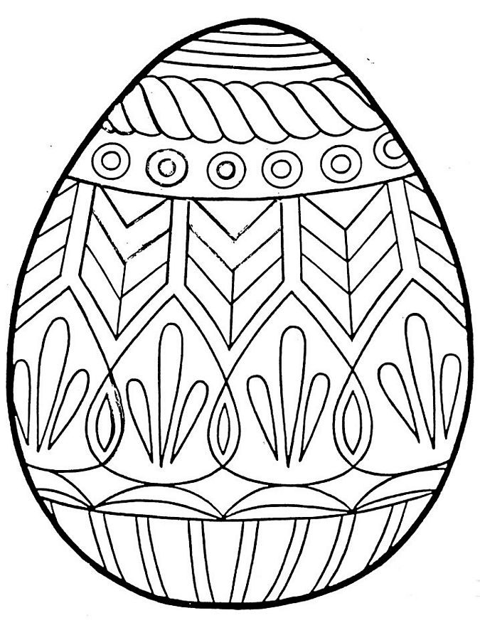 675x900 Easter Egg Coloring Pages The Sun Flower Pages