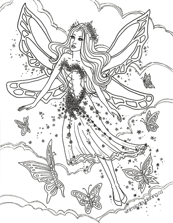 560x724 Free Colouring Pages On Detailed Fairy Coloring Pages