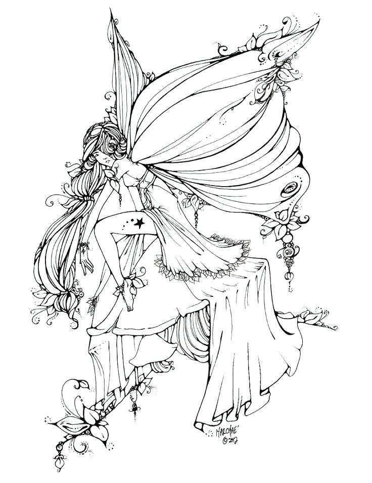 736x955 Fantasy Coloring Pages For Adults