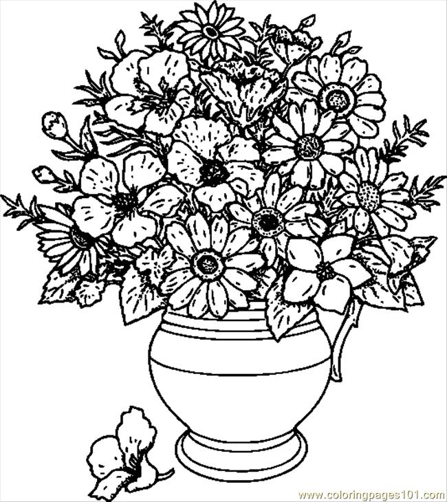 650x730 Free Coloring Pages Flowers Superb Free Coloring Pages Flowers