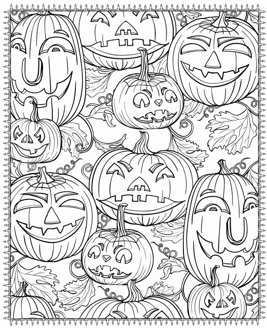 Detailed Halloween Coloring Pages