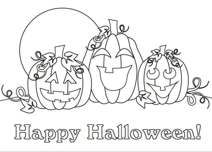 700x503 Free Halloween Coloring Pages For Kids