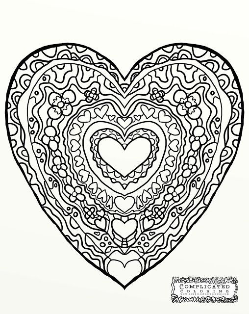 508x640 Complicated Coloring Free Coloring Pages K
