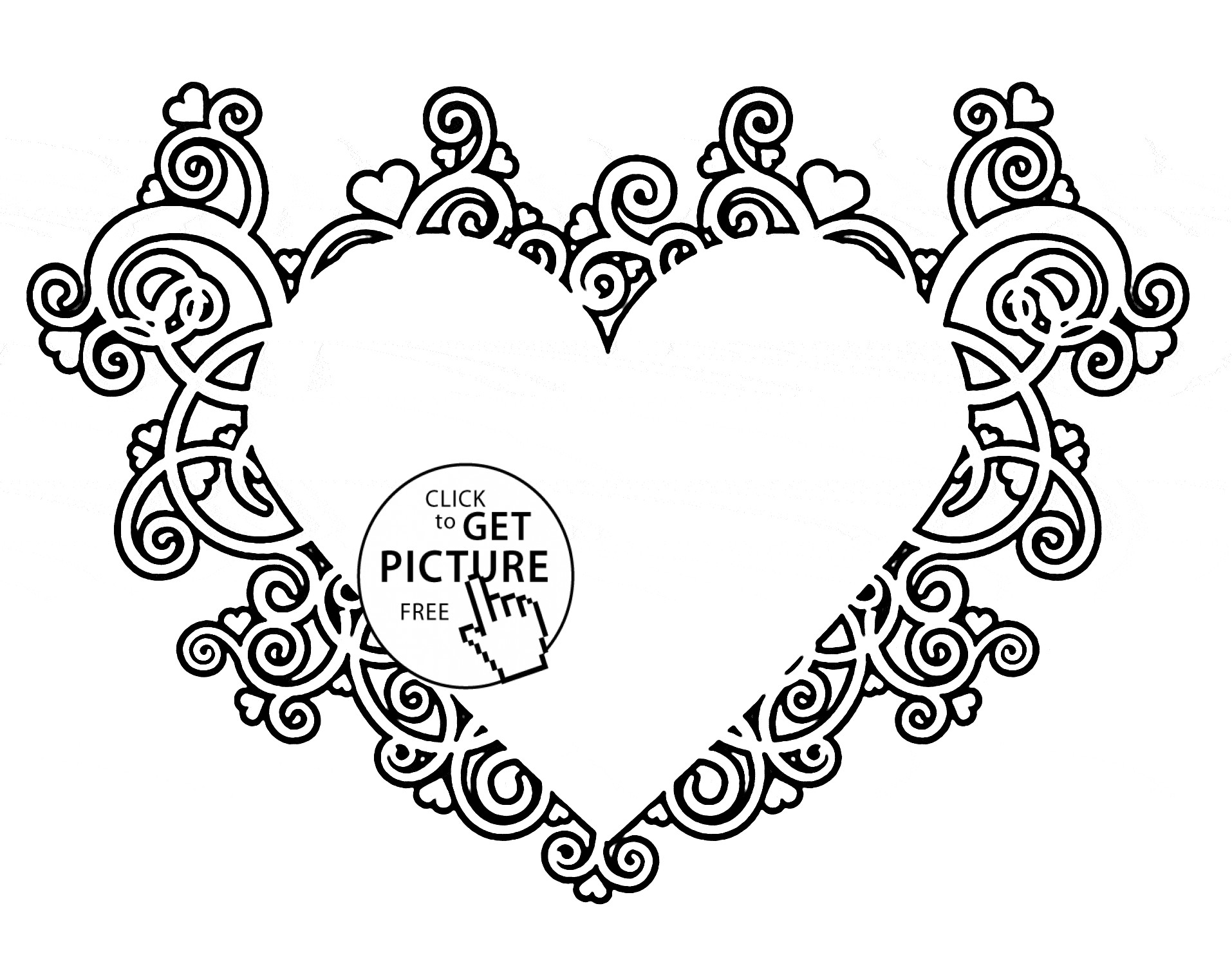 1914x1480 Coloring Pages Of Love Hearts Fresh Beautiful Heart Coloring Page
