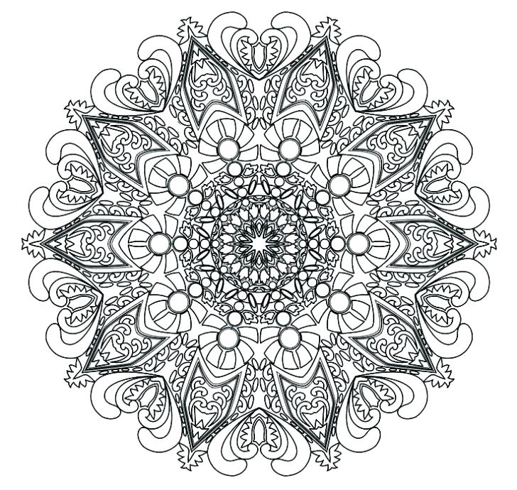 728x690 Mandela Coloring Pages Detailed Mandala Coloring Pages Intricate