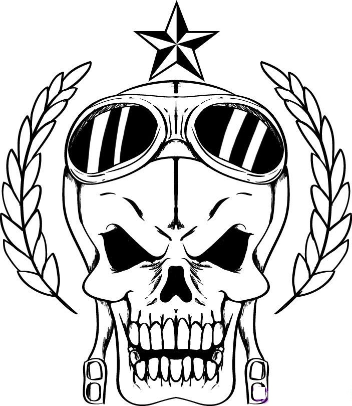 703x810 Free Printable Skull Coloring Pages For Kids Cool To Print Wagashiya